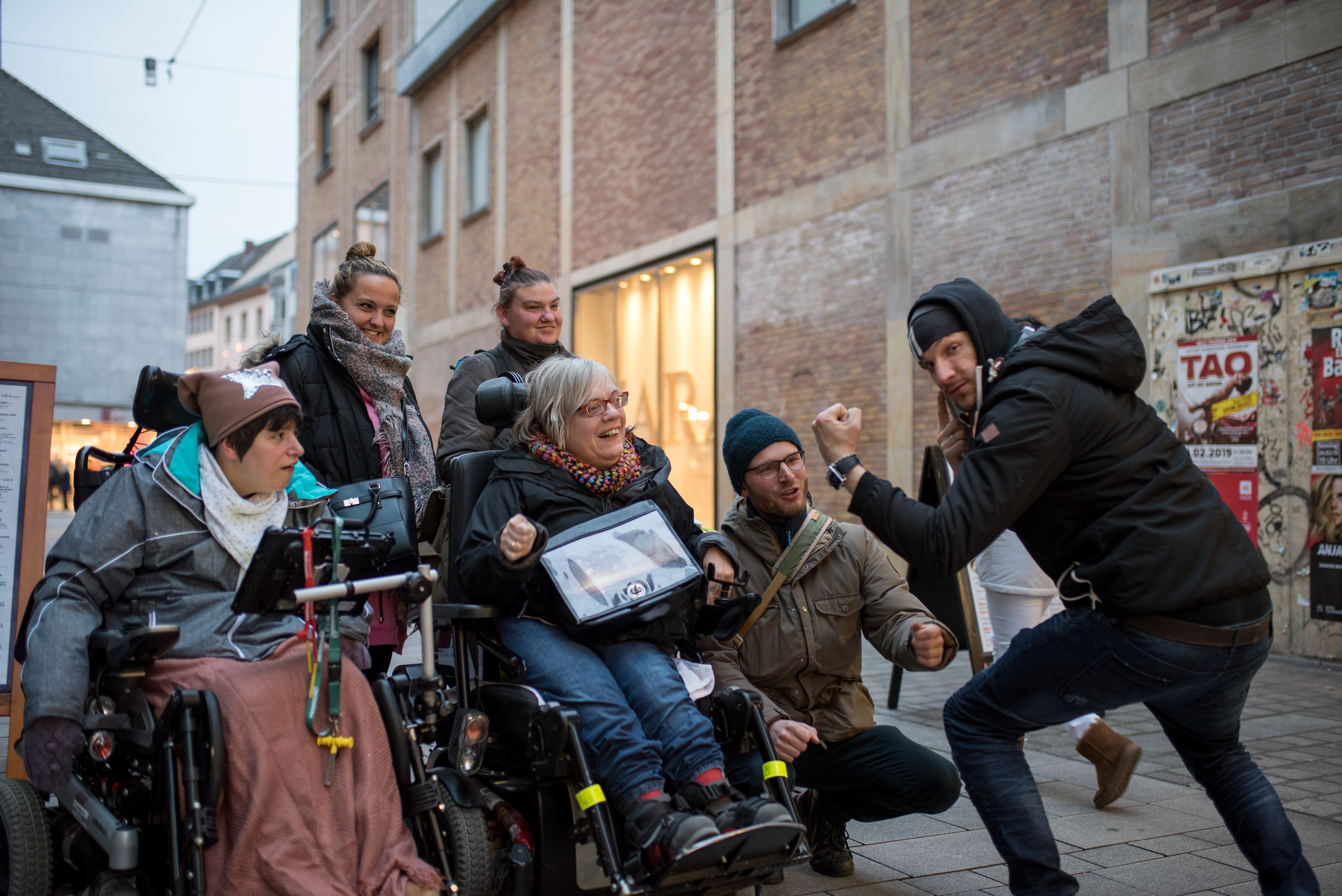 Aktion #inKLOsiv in Düsseldorf 1. Tag