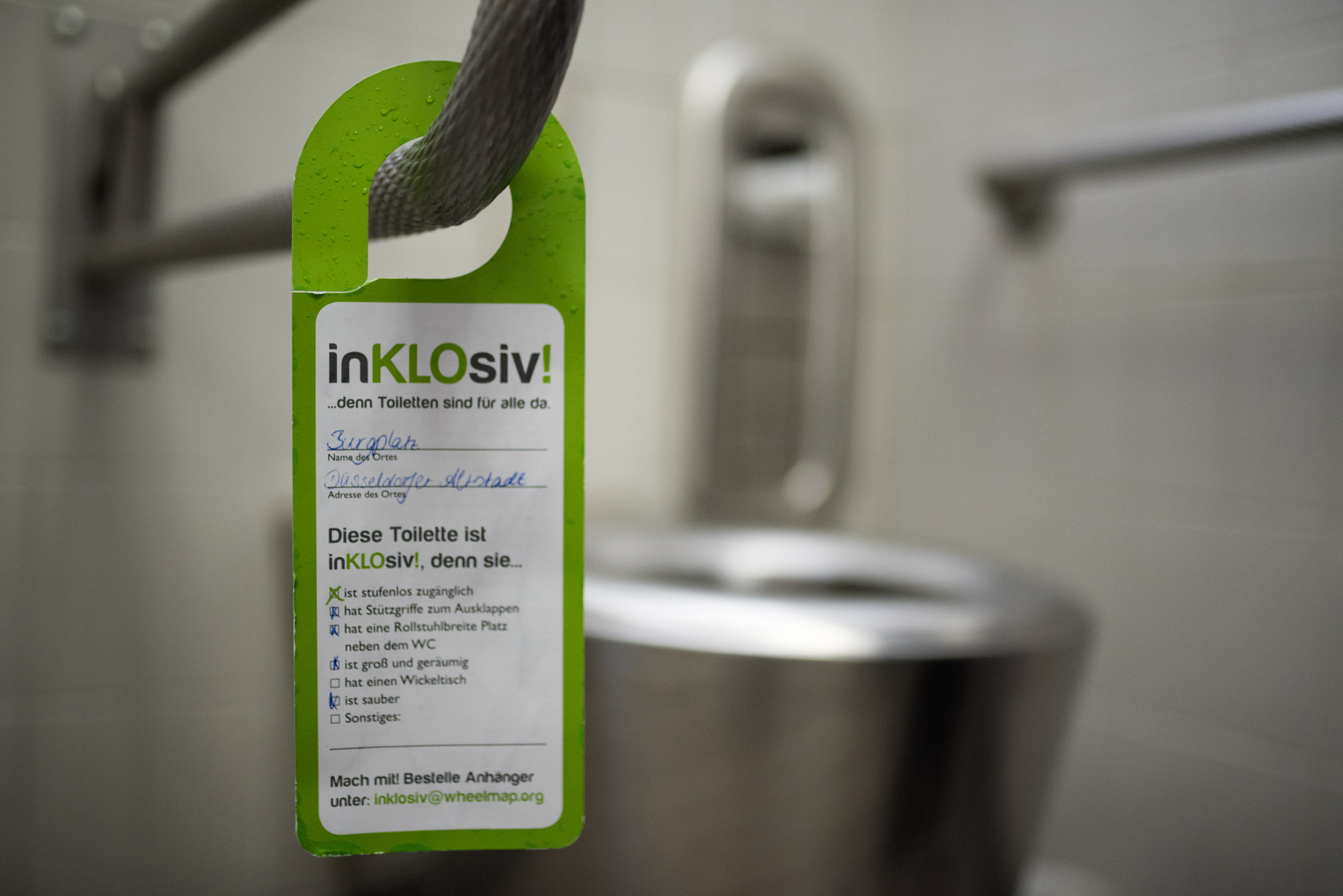 2. Tag der Aktion #inKLOsiv in Düsseldorf