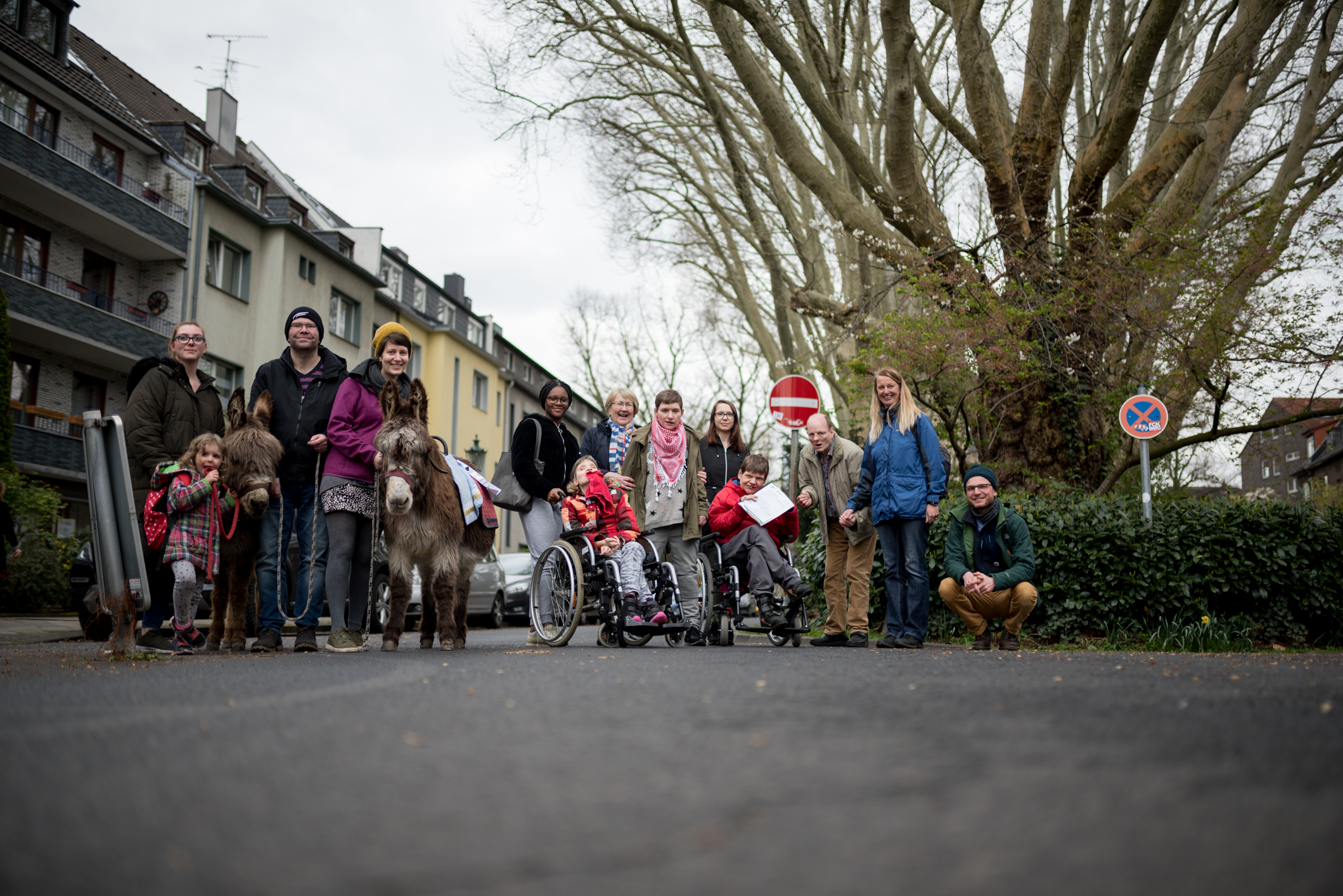 Esel-Lauf durch Wersten