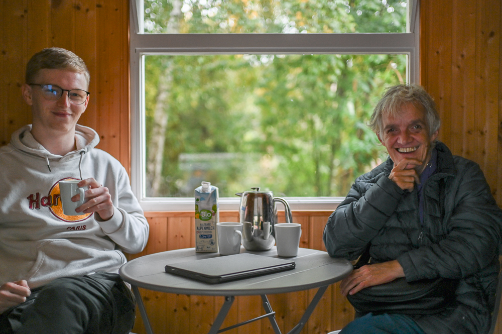 Max im Interview mit Elisabeth